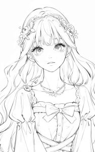 119+ Tranh Tô Màu Anime Girl Ngầu Nhất Định Phải Thử Ngay