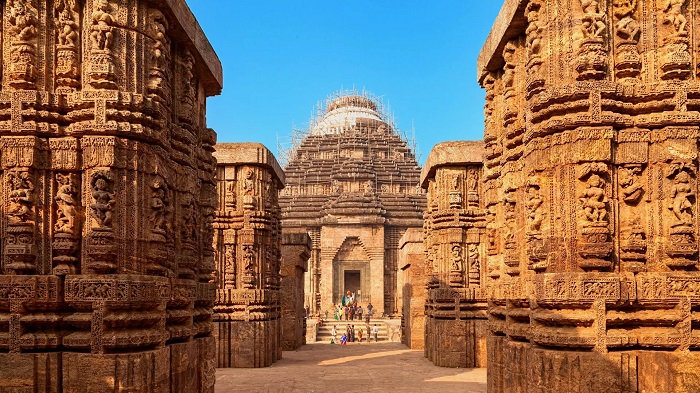 Đền Mặt Trời Konark ở Odisha được lấy cảm hứng từ kiến trúc đền Kalingan