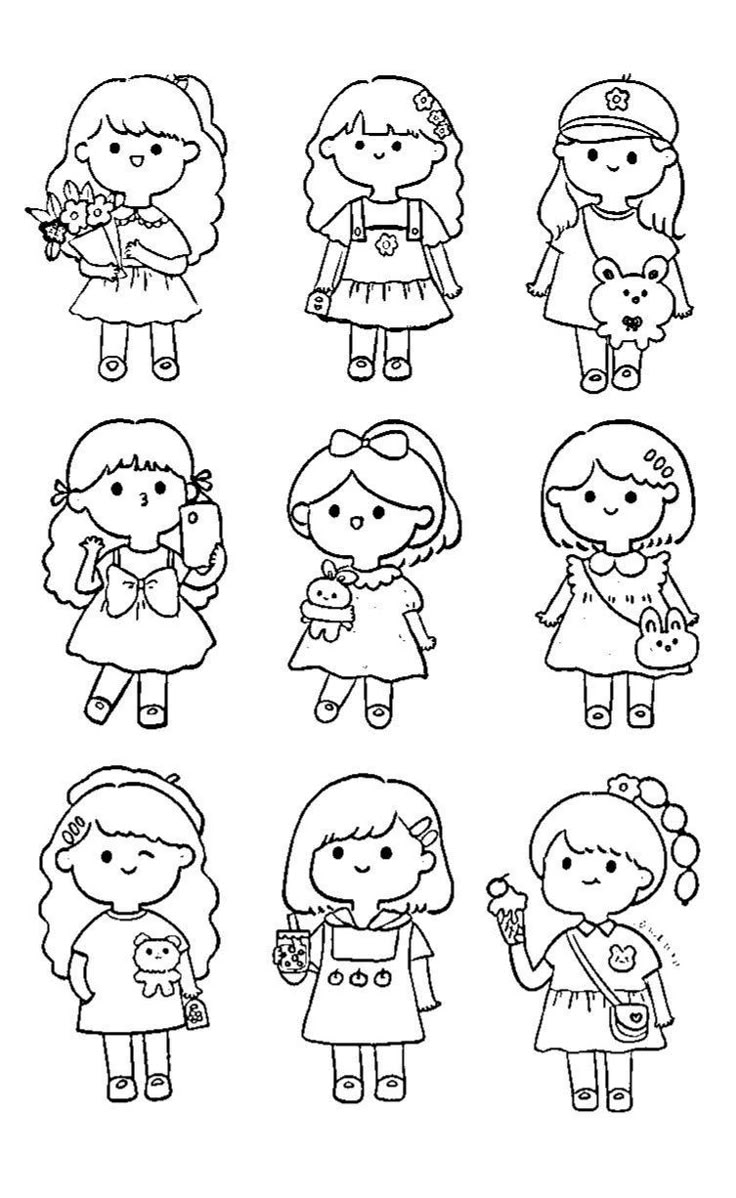 Vẽ Anime Đơn Giản Chibi 8