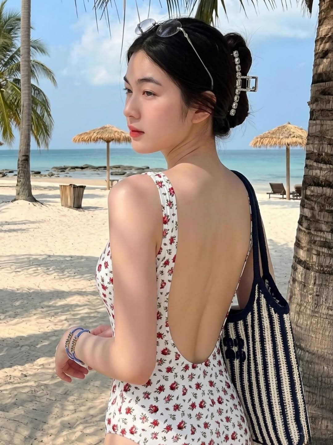 Hot girl instagram bốc lửa rạng ngời trong bộ outfit hè mỏng manh lôi cuốn