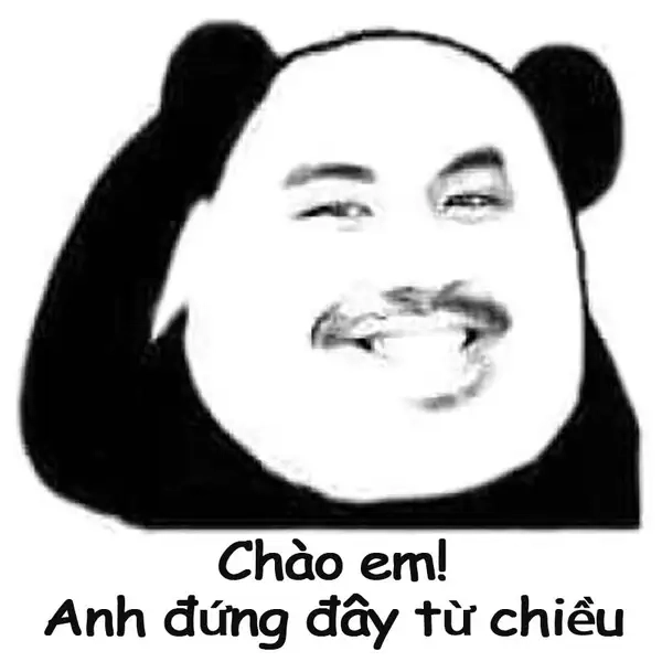 Ảnh meme xin chào 2