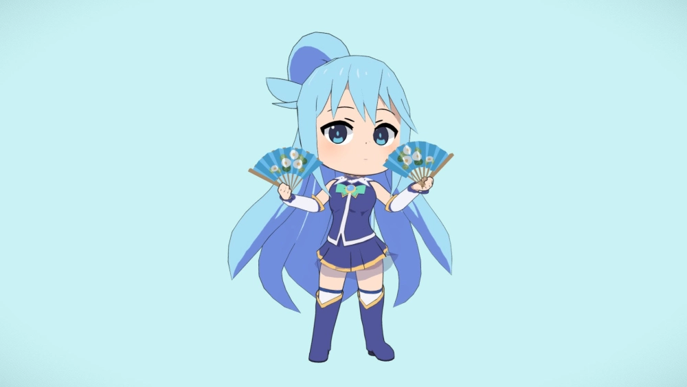 Aqua chibi 7
