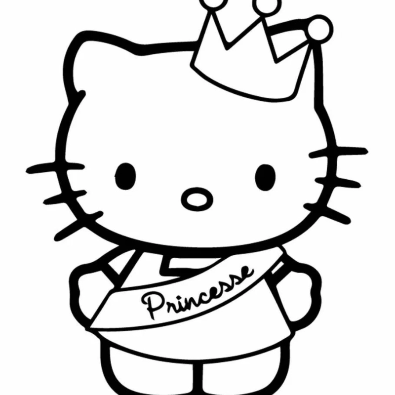 Hello Kitty tô màu 5