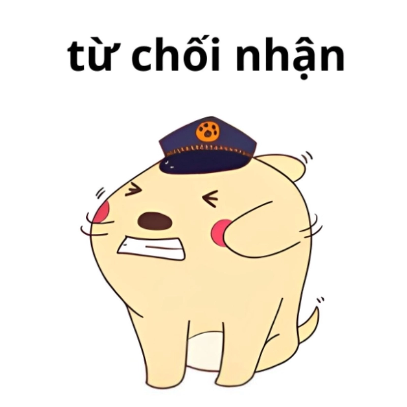 meme từ chối 4