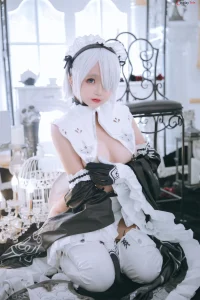189+ Tuyệt Phẩm Rinaijiao Cosplay 2B Milk Maid Đốn Tim Fan